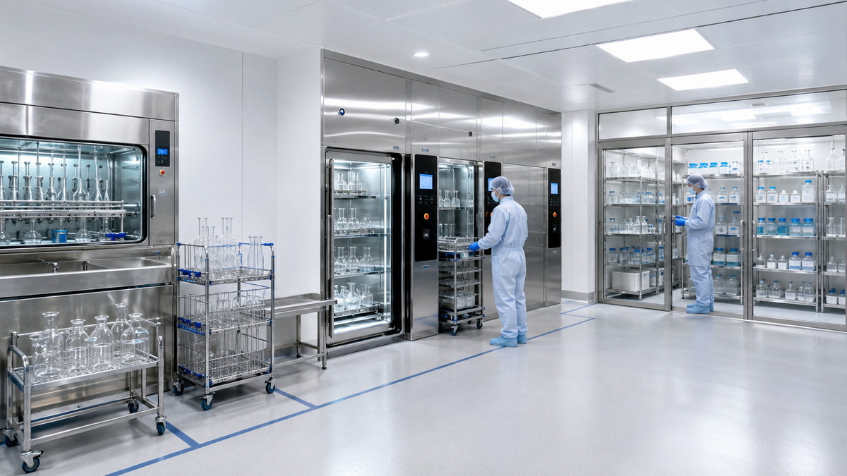 Pharmaceutical Sterilization Workflow Pharmaceutical Sterilization Workflow