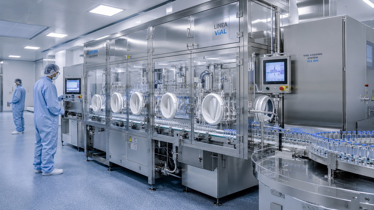 Automatic Vial Loading In Grade A Zone Automatic Vial Loading In Grade A Zone