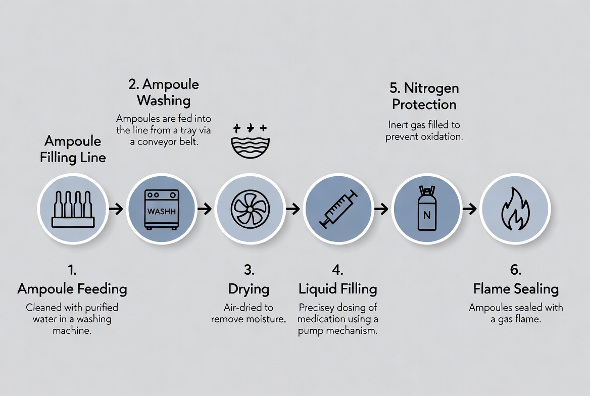 Ampoule Filling Process Flow Ampoule Filling Process Flow