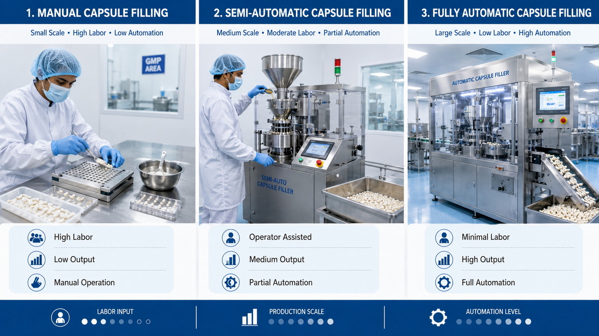 Capsule Filling Method Comparison Capsule Filling Method Comparison