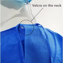 SMS PPE Surgical Gowns Protective Isolation Hospital