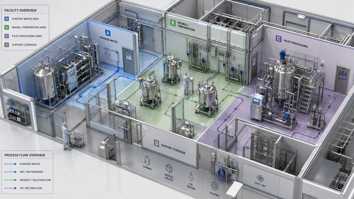 GMP Flexible Process Layout