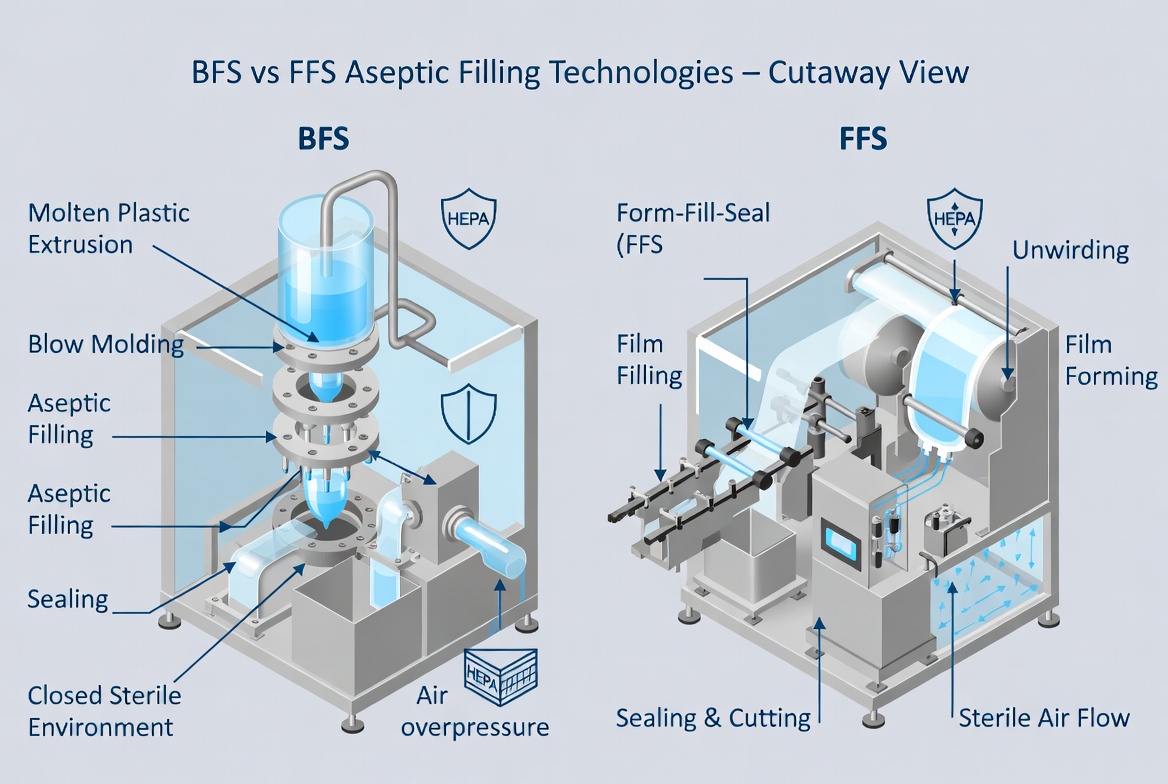 Aseptic BFS And FFS Sterile Chamber