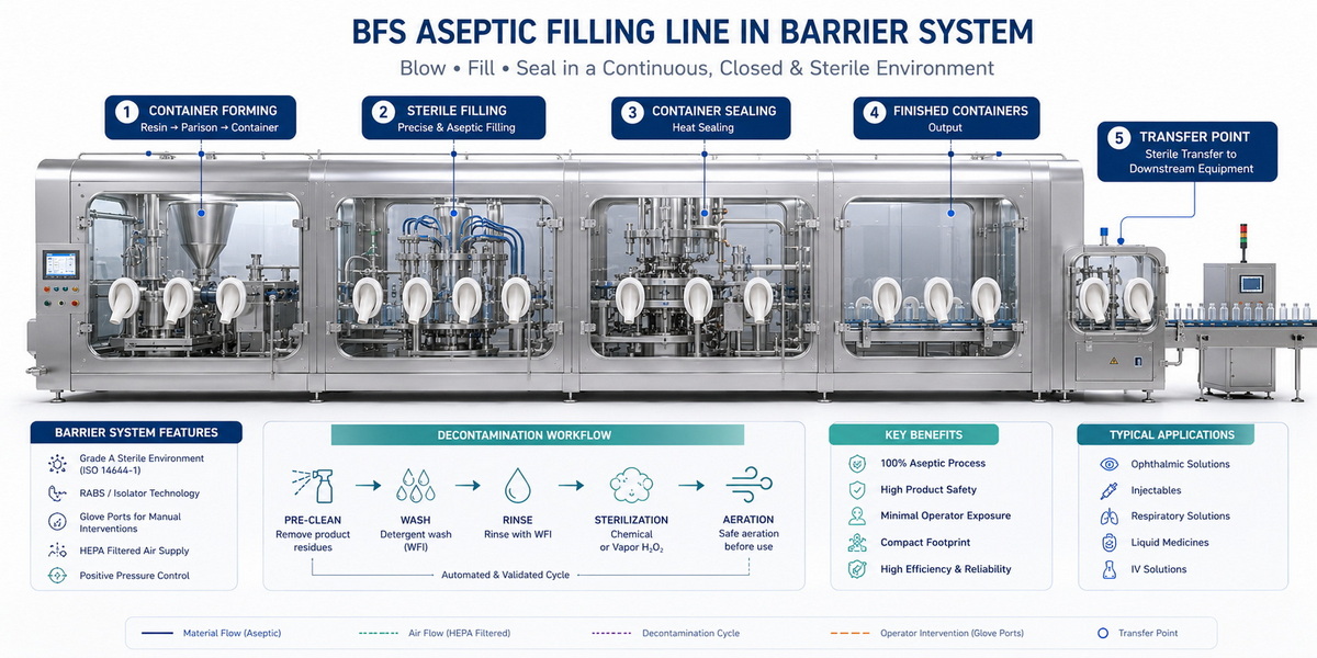 Bfs Aseptic Barrier System Diagram