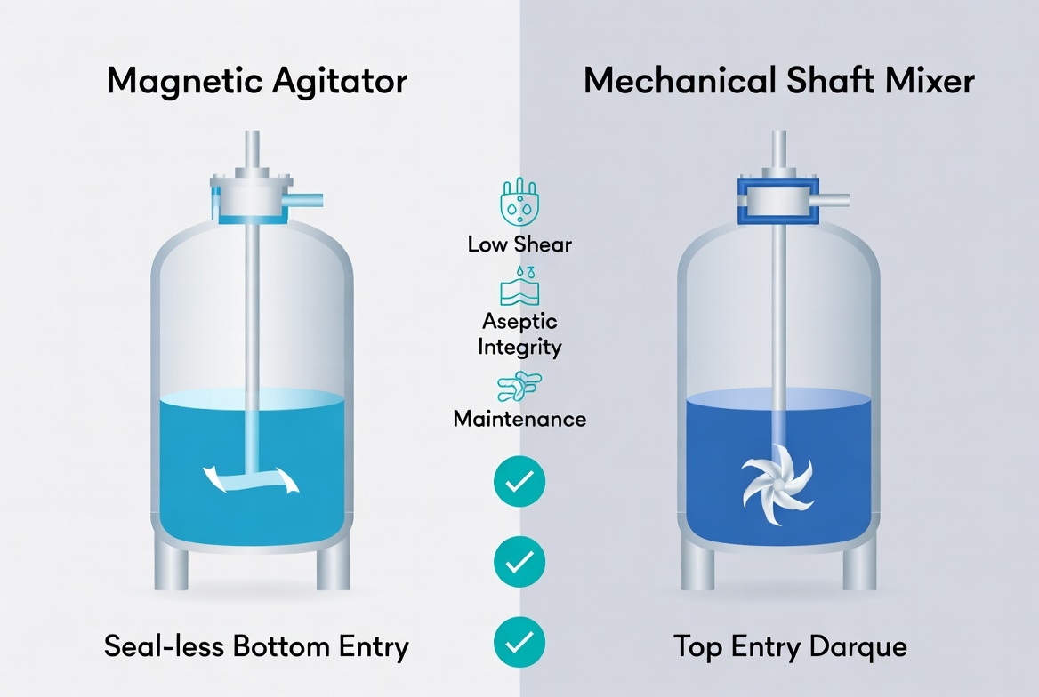 Magnetic And Mechanical Mixer Comparison