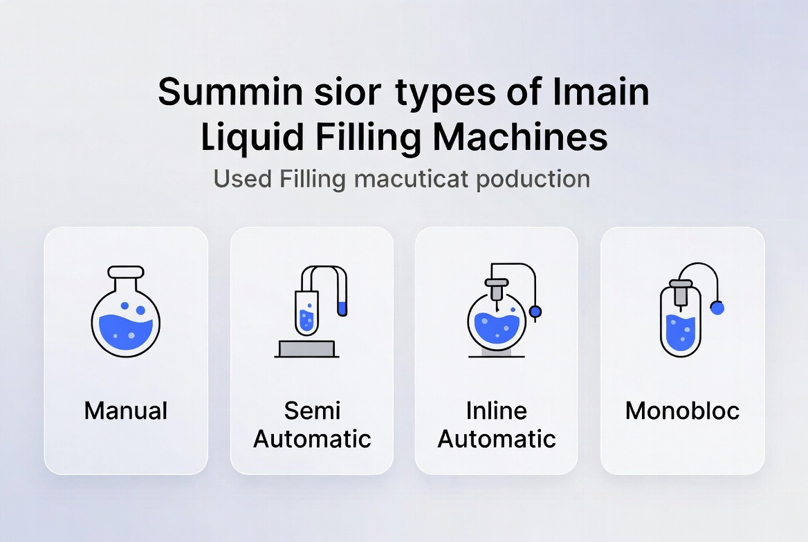 Pharmaceutical Liquid Filling Machine Types Overview