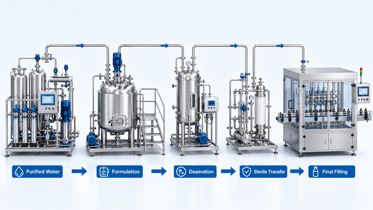Sterile Filling Process Flow