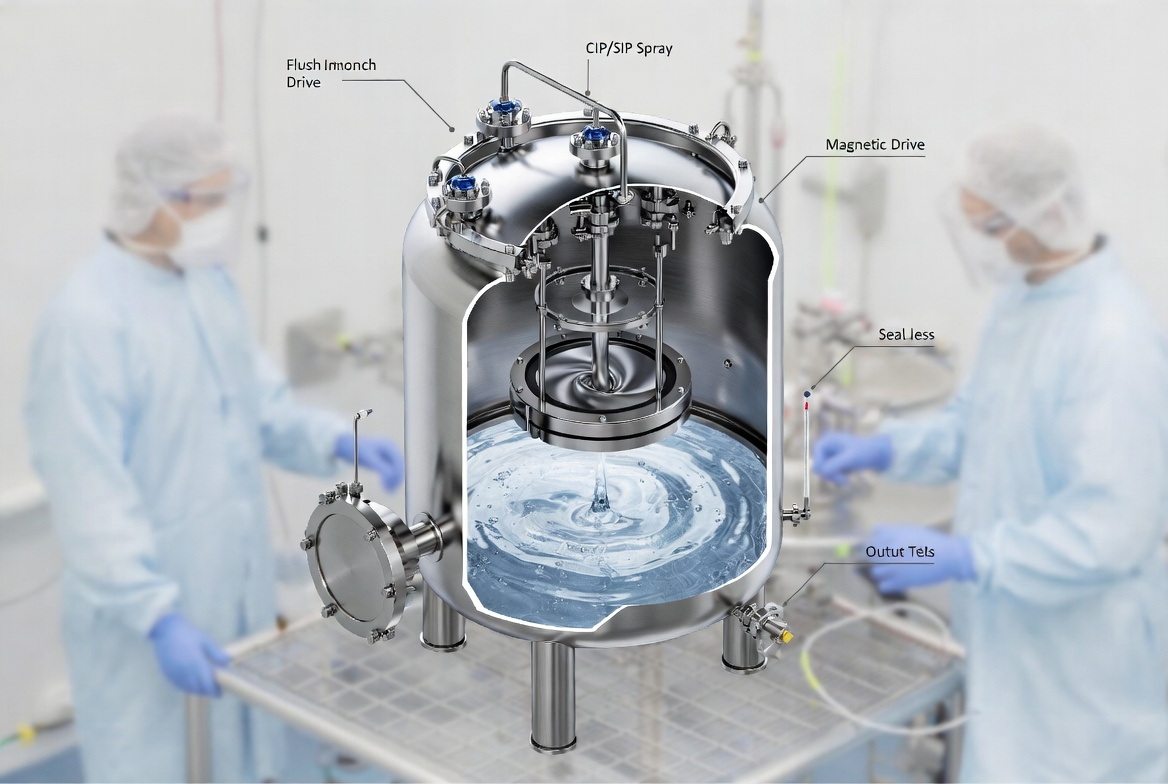 Magnetic Agitator In Aseptic Mixing Tank.jpg