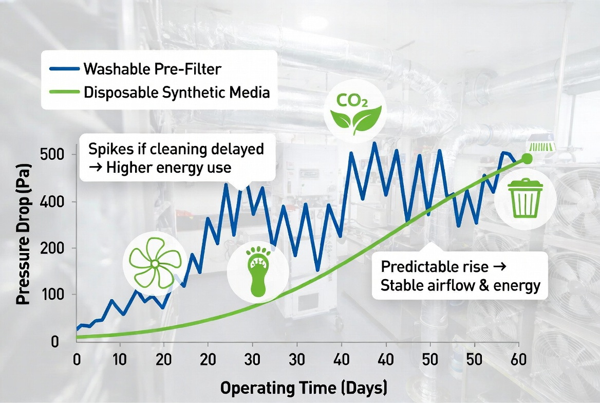 Pressure Drop Performance Over Time